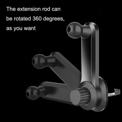 Car Extension Hook Mobile Phone Bracket Accessories Round Air Outlet Bracket, 13mm Ball Head, 15mm Ball Head, 17mm Ball Head
