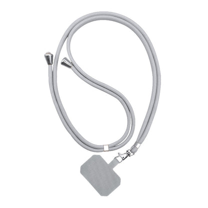 2 PCS Phone Lanyard Adjustable Detachable Neck Cord with Card, Black, Red, Yellow, Sky Blue, Wine Red, Light Gray, Dark Gray, Dark Blue, White