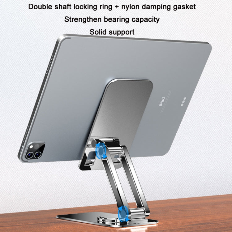 Portable Mobile Phone Tablet Desktop Stand, K5 Silver, All Metal Silver, All Metal Gray, Square Swivel Silver, Square Swivel Dark Gray
