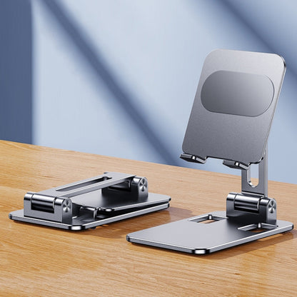 Portable Mobile Phone Tablet Desktop Stand, K5 Silver, All Metal Silver, All Metal Gray, Square Swivel Silver, Square Swivel Dark Gray