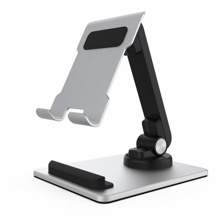 Portable Mobile Phone Tablet Desktop Stand, K5 Silver, All Metal Silver, All Metal Gray, Square Swivel Silver, Square Swivel Dark Gray