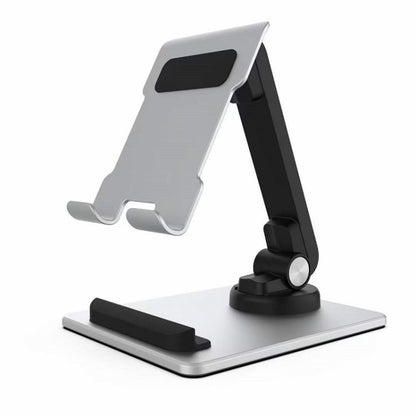 Portable Mobile Phone Tablet Desktop Stand, K5 Silver, All Metal Silver, All Metal Gray, Square Swivel Silver, Square Swivel Dark Gray