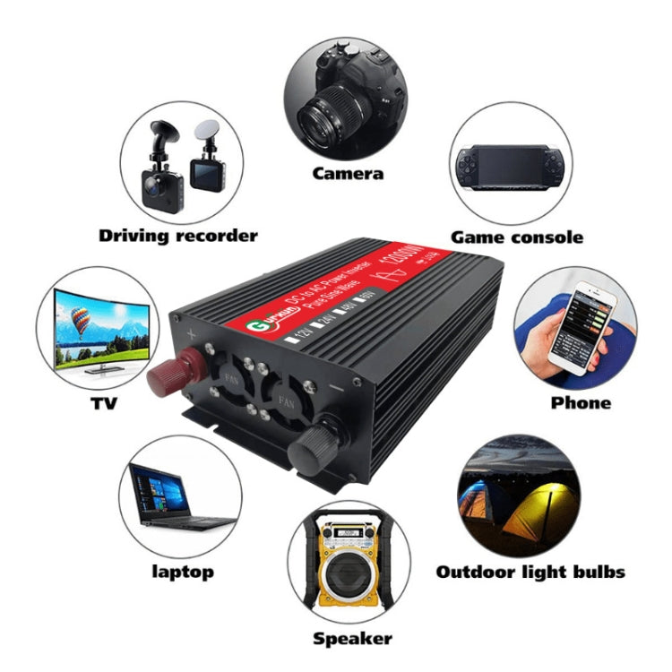 Gurxun 12000W High Power Household Car Sine Wave Inverter, 12000W 12V To 110V, 12000W 48V To 220V, 12000W 12V To 220V, 12000W 24V To 220V, 12000W 60V To 220V
