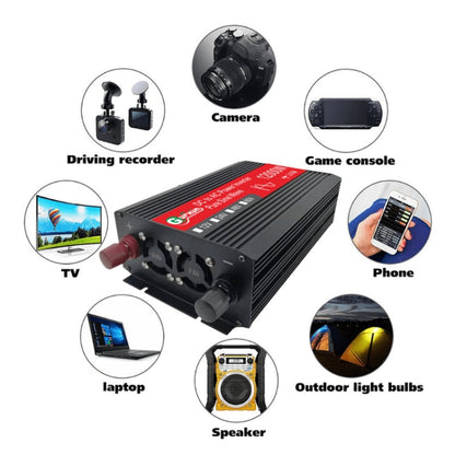 Gurxun 12000W High Power Household Car Sine Wave Inverter, 12000W 12V To 110V, 12000W 48V To 220V, 12000W 12V To 220V, 12000W 24V To 220V, 12000W 60V To 220V