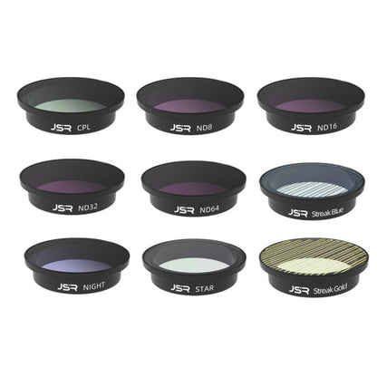 JSR  Drone Filter Lens Filter For DJI Avata,Style:, MCUV, CPL, ND8, ND16, ND32, ND64, ND8-PL, ND16PL, ND32PL, ND64PL, Anti-light Harm, Star, Brushed Gold, Brushed Blue, CPL+ND8+ND16, 4-in-1 (ND), 4-in-1 (NDPL), 6 In 1, 9 In 1