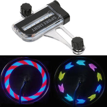 Bike Double-Sided Hot Wheels Mountain Bike Steel Wire Colorful Spokes Lamp, A02