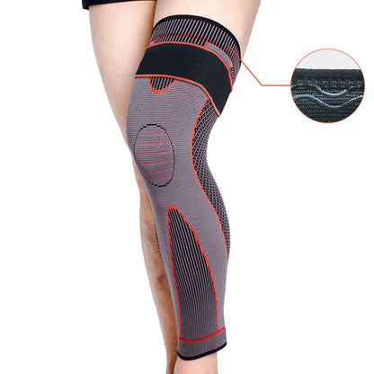 Nylon Knitted Riding Sports Extended Knee Pads, S