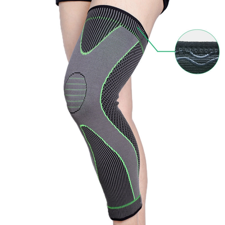 Nylon Knitted Riding Sports Extended Knee Pads, L