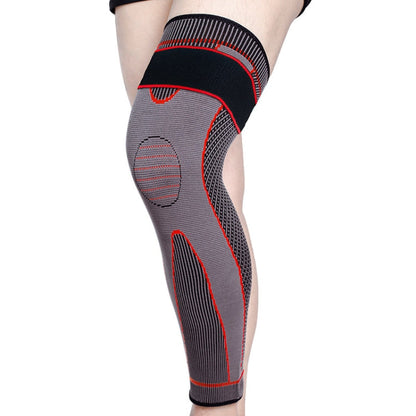 Nylon Knitted Riding Sports Extended Knee Pads, L