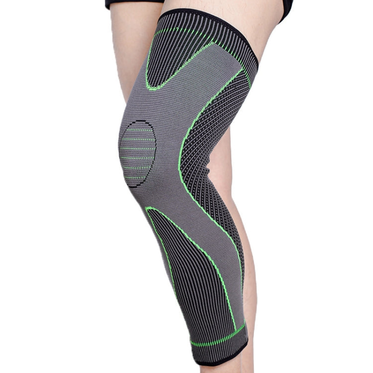 Nylon Knitted Riding Sports Extended Knee Pads, XXL