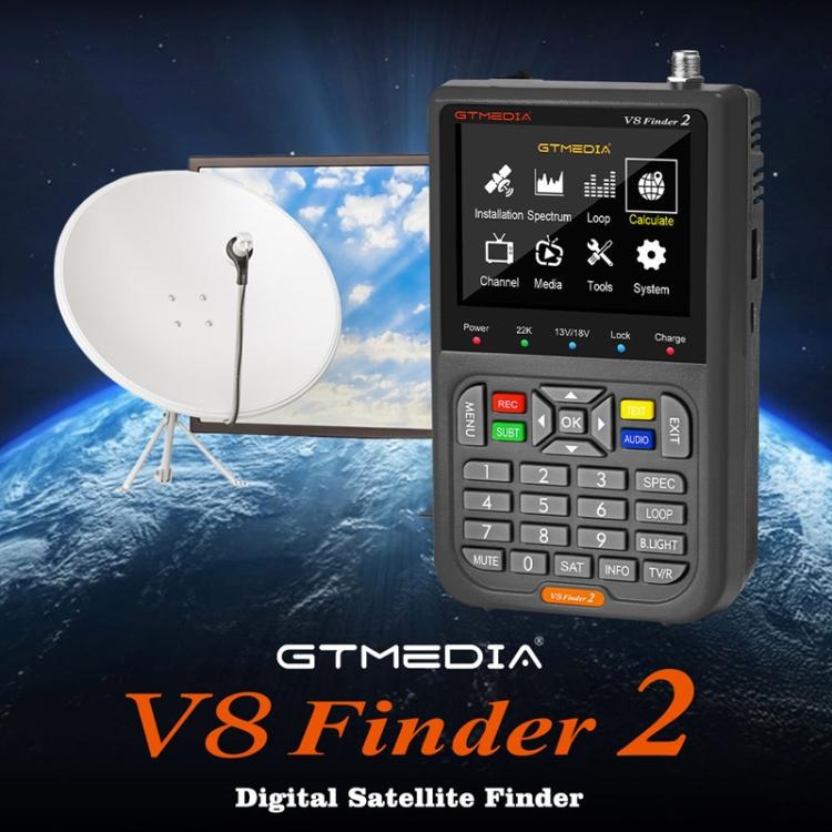 GTMedia Full HD Digital Satellite Finder With 3.5 Inch LCD Screen, With Bag