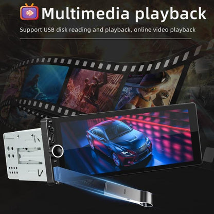 Car Radio Wireless Bluetooth Hands-Free Android Navigation, 2+64G