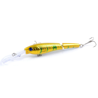 M0208 13.3cm/13.4g Lure Bionic Multi-section Mino Fake Lure Plastic Lure, M0208 6, M0208 1, M0208 2, M0208 3, M0208 4