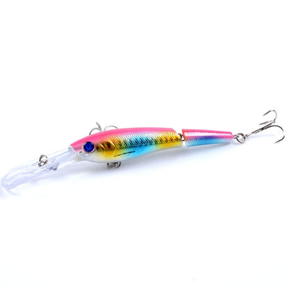 M0208 13.3cm/13.4g Lure Bionic Multi-section Mino Fake Lure Plastic Lure, M0208 6, M0208 1, M0208 2, M0208 3, M0208 4