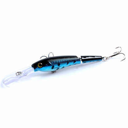 M0208 13.3cm/13.4g Lure Bionic Multi-section Mino Fake Lure Plastic Lure, M0208 6, M0208 1, M0208 2, M0208 3, M0208 4