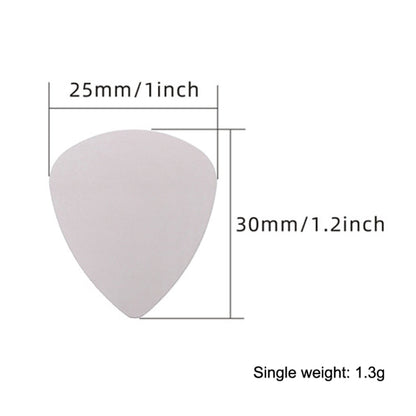 10PCS Thumb Fingers Metal Stainless Steel Bayse Guitar Paddles, Steel Bayse Guitar Paddles