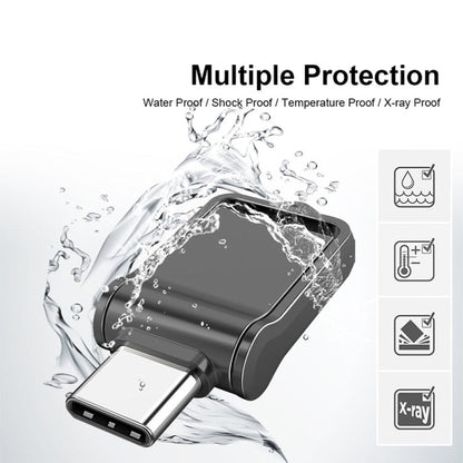 USB 2.0 + Type-C/USB-C High Speed ??Mini Computer and Phone Dual-purpose Rotary U Disk, 32GB, 64GB, 128GB