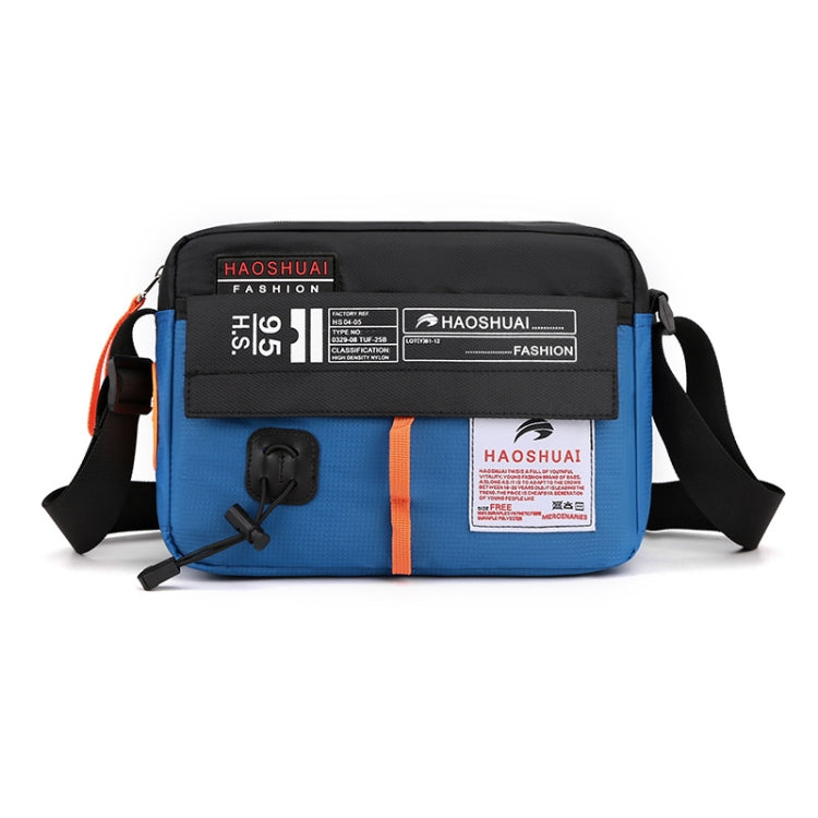 HAOSHUAI 204 Sports Leisure Men Outdoor Waterproof Nylon Shoulder Bag, 204 Army Green, 204 Brick Red, 204 Light Blue, 204 Dark Blue, 204 Black, 204 Grey