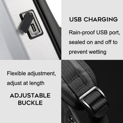BANGE BG-2839 PC Hard Shell Gaming Computer Bag Business Waterproof Men Backpack, BG-2839 Black, BG-2839 Gold, BG-2839 Silver