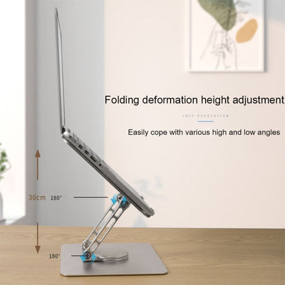 Multifunctional Desktop Foldable Rotating Laptop Cooling Bracket, Spec:, SP-086 (Silver), SP-086 (Gray), SP-88 (Silver), SP-88 (Gray)