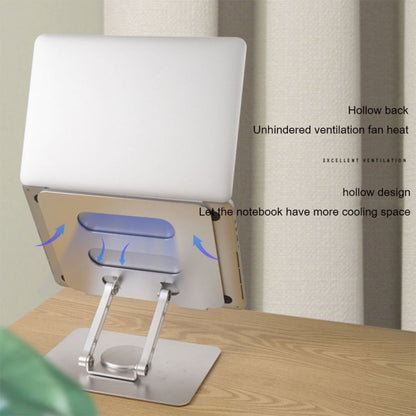 Multifunctional Desktop Foldable Rotating Laptop Cooling Bracket, Spec:, SP-086 (Silver), SP-086 (Gray), SP-88 (Silver), SP-88 (Gray)