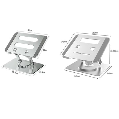 Multifunctional Desktop Foldable Rotating Laptop Cooling Bracket, Spec:, SP-086 (Silver), SP-086 (Gray), SP-88 (Silver), SP-88 (Gray)