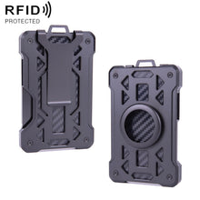 For AirTag 2nd Gen / AirTag 1st Gen Card Holder Metal Anti-Theft RFID Wallet, ak-4 B Gray, ak-4 A Black, ak-4 A Blue, ak-4 A  Silver, ak-4 A  Gray, ak-4 B  Black, ak-4 B Silver, ak-4 B Blue