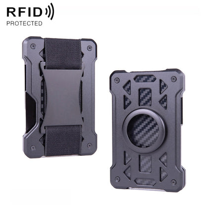 For AirTag 2nd Gen / AirTag 1st Gen Card Holder Metal Anti-Theft RFID Wallet, ak-4 B Gray, ak-4 A Black, ak-4 A Blue, ak-4 A  Silver, ak-4 A  Gray, ak-4 B  Black, ak-4 B Silver, ak-4 B Blue
