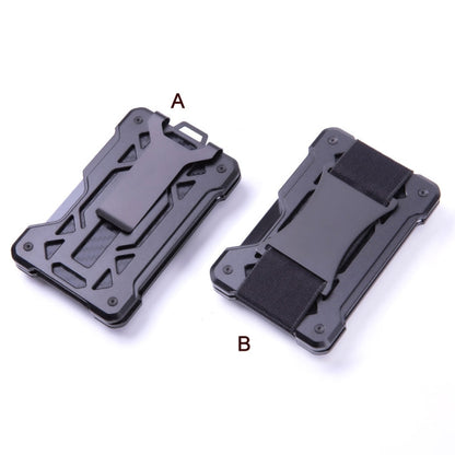 For AirTag 2nd Gen / AirTag 1st Gen Card Holder Metal Anti-Theft RFID Wallet, ak-4 B Gray, ak-4 A Black, ak-4 A Blue, ak-4 A  Silver, ak-4 A  Gray, ak-4 B  Black, ak-4 B Silver, ak-4 B Blue