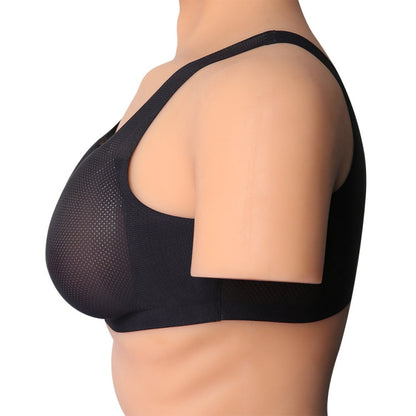 CD Crossdressing Silicone Fake Breast Vest Underwear, AA+XS 400g, A+S 500g, B+M 600g, C+L 800g, D+XL 1000g, DD+XXL 1200g, E+XXXL 1400g, EE+XXXXL 1600g