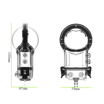 For Insta360 X3 Camera Waterproof Case Sealed Diving Shell (Neutral Without Logo), Neutral Without Logo
