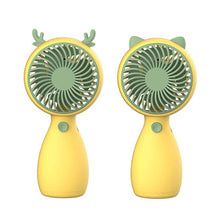2pcs MLS6035 USB Mini Charging With Lanyard Small Fan, Style Random Delivery, MLS6035 Yellow, MLS6035 Green, MLS6035 Pink