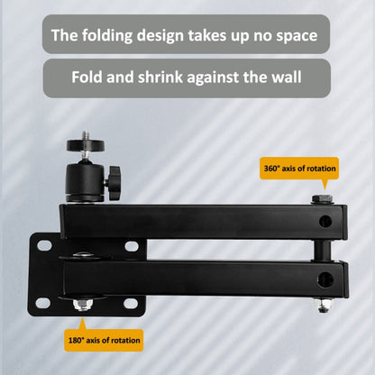 Wall-mounted Projector Bracket Foldable Telescopic Arm Wall Stand, Projector Bracket