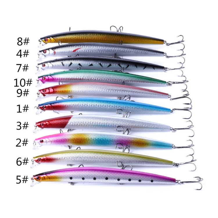 HENGJIA MI101 18cm 26g Long-distance Casting Sea Fishing Fake Lures Minnow Baits, MI101 (2), MI101 (3), MI101 (6), MI101 (8), MI101 (9), MI101 (10), MI101 (5), MI101 (1), MI101 (10 Colors)