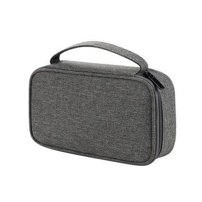 SM03DZ Waterproof Wear-resistant Digital Accessories Storage Bag, 20x5.3x12cm(Navy Blue), 20x5.3x12cm(Gray), 20x5.3x12cm(Pink), 20x5.3x12cm(Black), 20x5.3x12cm(Dark Gray)