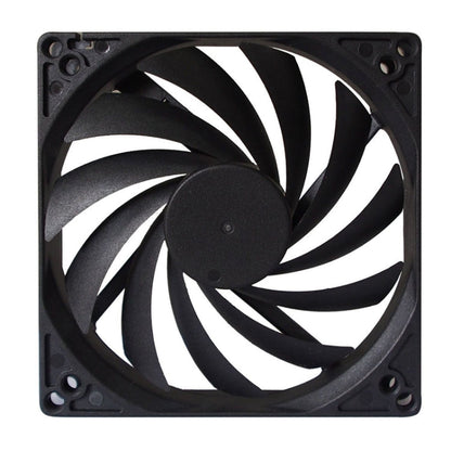 FANNER Ice Soul F10015 Desktop Computer Radiator PWM Intelligent Speed Regulation Ultra-thin Chassis Fan, F10015