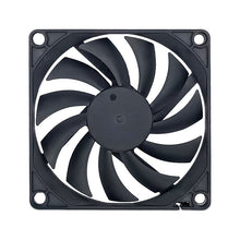 FANNER Ice Soul F8010 Ultra Thin Chassis Fan 4pin PWM Intelligent Speed Adjustment Quiet Cooling Heat Dissipation, F8010