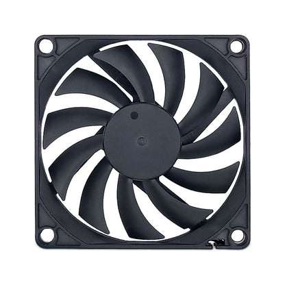 FANNER Ice Soul F8010 Ultra Thin Chassis Fan 4pin PWM Intelligent Speed Adjustment Quiet Cooling Heat Dissipation, F8010