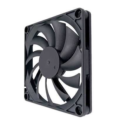 FANNER Ice Soul F8010 Ultra Thin Chassis Fan 4pin PWM Intelligent Speed Adjustment Quiet Cooling Heat Dissipation, F8010