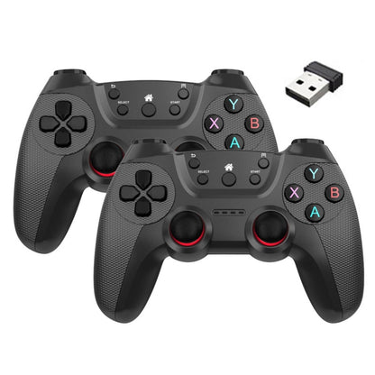 KM-029   2.4G One for Two Doubles Wireless Controller Support PC / Linux / Android / TVbox, KM-029 (Rose Pink), KM-029 (Lemon Yellow), KM-029 (Mountain Blue), KM-029 (Battle Gray), KM-029 (Elegant Silver), KM-029 (Mint Green), KM-029 (Cangling Green)  ...