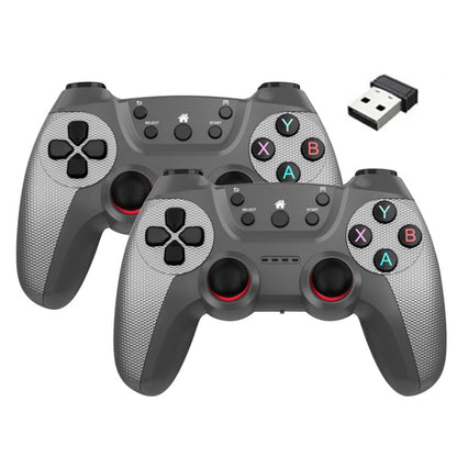 KM-029   2.4G One for Two Doubles Wireless Controller Support PC / Linux / Android / TVbox, KM-029 (Rose Pink), KM-029 (Lemon Yellow), KM-029 (Mountain Blue), KM-029 (Battle Gray), KM-029 (Elegant Silver), KM-029 (Mint Green), KM-029 (Cangling Green)  ...