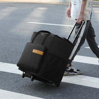 BUBM Computer Host Detachable Trolley Shockproof Waterproof Storage Bag With Wheels, 27 inch
