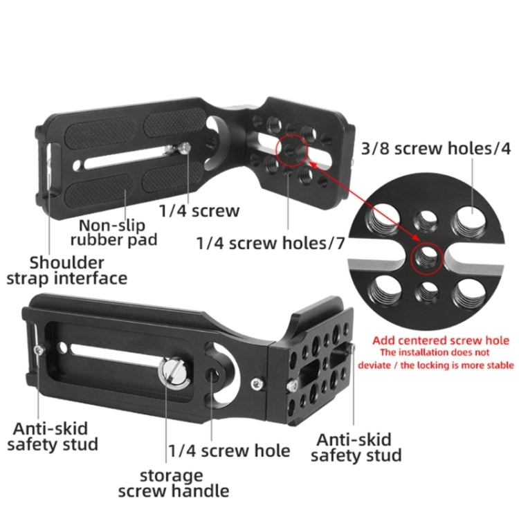 BEXIN  L130-50C Camera Quick Release Plate L-shaped Vertical Board, L130-50C