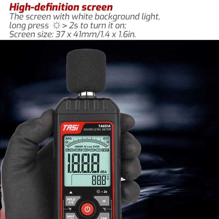 Household Noise Tester Decibel Device, TASI TA651A, TASI TA651B
