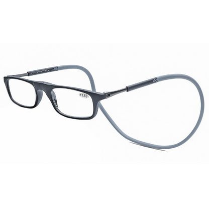 Portable Magnetic Hanging Neck Retractable Reading Glasses, +250, +275, +300, +325, +350
