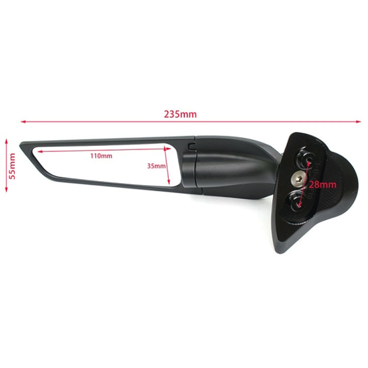 For YAMAHA YZF-R6/R7 Motorcycle Fixed Wing Reflector
