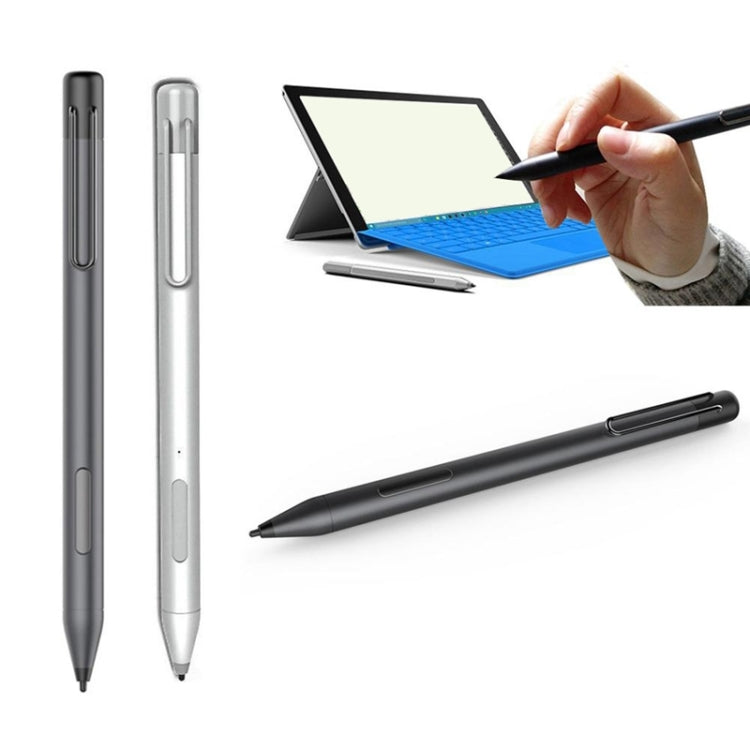 For Microsoft Surface 3 Pro 3/4/5/6/7/Book/Laptop/Go Pressure Touch Capacitance Pen, Pressure Touch Black, Pressure Touch Silver