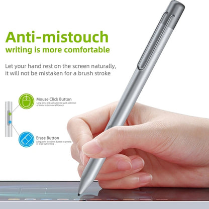 For Microsoft Surface 3 Pro 3/4/5/6/7/Book/Laptop/Go Pressure Touch Capacitance Pen, Pressure Touch Black, Pressure Touch Silver