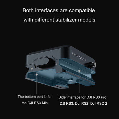 For DJI RS3 Mini/RS3 PGYTECH Quick Release Plate Gimbal Base