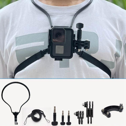 TUYU Camera Neck Holder Mobile Phone Chest Strap Mount  For Video Shooting//POV, Standard (Black), Standard (Blue), With Phone Clip (Black), With Phone Clip (Blue), Vertical Shooting (Black), Vertical Shooting (Blue), Vertical +Phone Clip (Black)      ...